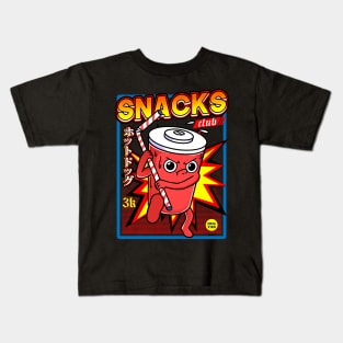 snacks club soda Kids T-Shirt